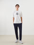 LC Waikiki Crew Neck Short Sleeve Printed Combed Cotton Men's T-shirt